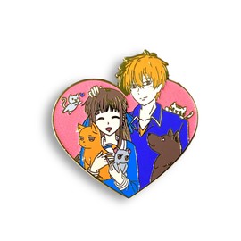 FRUIT BASKET PIN FRUIT BASKET ENAMEL PINS FRUIT BASKET ANIME MERCH FRUIT BASKET MANGA PIN FRUIT BASKET FIGURE PIN FURIT BASKET ANIME STUFF (GOLD)