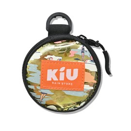 KiU K342-176 Clear Clear Pouch, PVC Pouch, Mini Pouch, Coin Case, For Ocean, Outdoors, Festivals, PVC Round Case Pouch, Men's, Women's, Beach