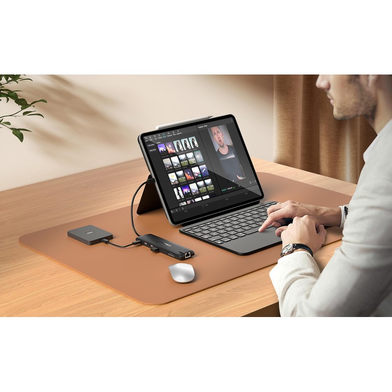 2024 Upgrade Lemorele Docking Station USB C/A 10 Gbps 3