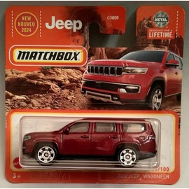 Kauf und Spar Jeep Wagoneer [Metalflake Velvet Red] Red 97/100 - Car - Toy Vehicle - Adults, Toy Fans - 11 x 11 x 4 cm - 1 Piece - Manual Operation