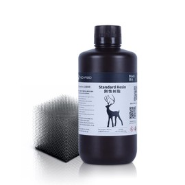 NOVA3D 3D Printer Rapid Resin LCD UV-Curing Resin 405nm Standard Photopolymer Resin for LCD 3D Printing, 500g Black