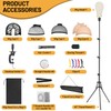 Yekavo Wig Stand with Head, Height Adjustable Tripod Stand 62",