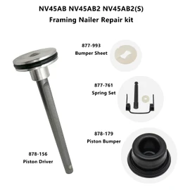 Laofudech 878-156 878-179 877-993 877-761 Set Aftermarket Piston Driver, Piston Bumper, Feeder Spring, Bumper Sheet for Hitachi NV45AB NV45AB2 NV45AB2(S) Framing Nailer
