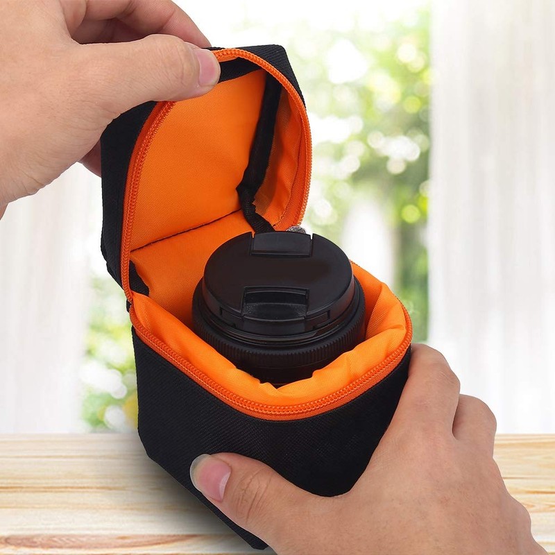KIMISS Camera Lens Bag Neoprene DSLR Camera Lens Soft Protector