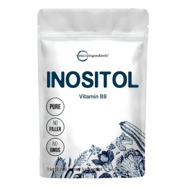 Inositol Polvo Premium 1 Kilogramo 1666 Porciones Eg I20 Sabor Nd