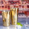 AUOXIOUYM 11-Pcs Cocktail Shaker Set Gold,Bartending Kit Stainless Steel Shakers