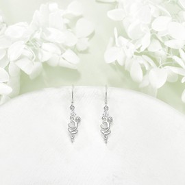 Om Symbol Earrings 925 Sterling Silver Breathe Symbol Earrings Om Breathing Earrings Breathlace Jewelry For Women Yoga Lover