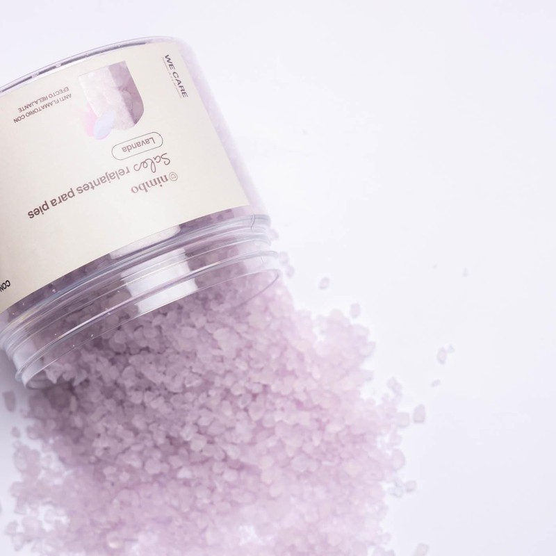 NIMBO. Sales para spa de pies con aceites esenciales. (Lavanda)