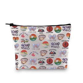 Zuo Bao Disc Golfers Cosmetic Bag Disc Golf Gift Golf Lover Gift Golf Disc Gift Disc Tree Frisbee Golf Disc Golf Team Gift, Disc Golf