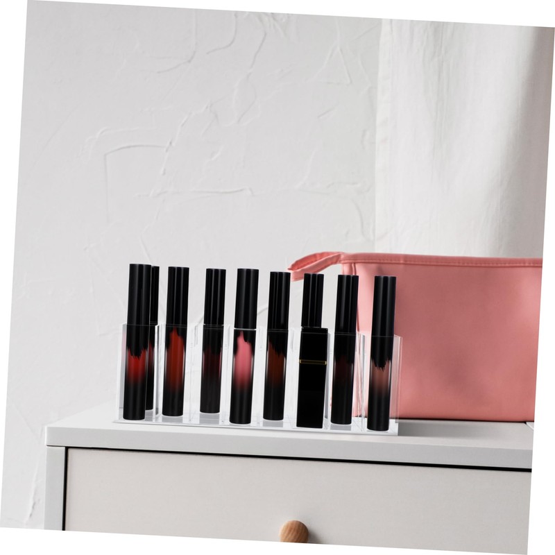 Vaguelly Slot Lipstick Display Holder Transparent Lip Gloss Organizer for