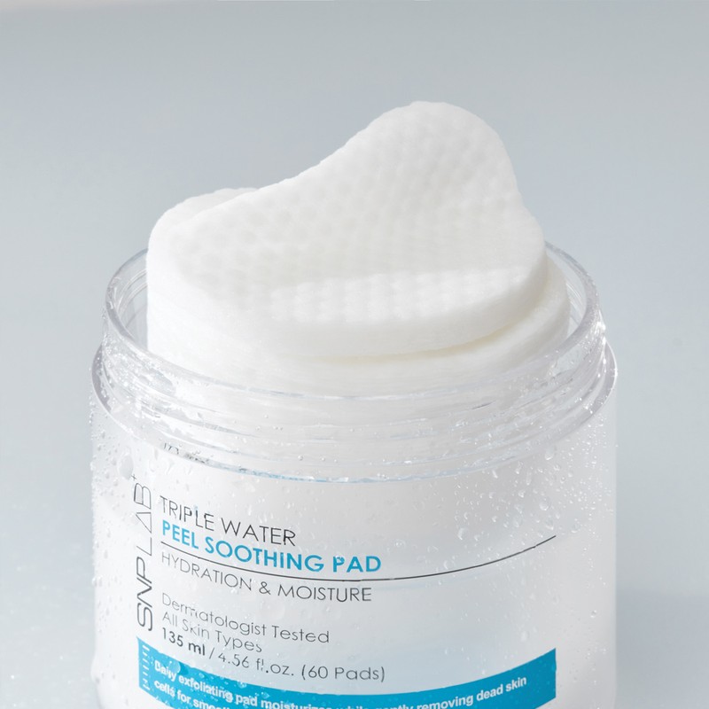 SNP Triple Water Essential Toner Pad 60 sheets / Snp