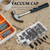 Mobestech 80pcs Rubber Vacuum Cap Set Assorted Sizes for Tube