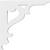 Ekena Millwork BKTP01X10X10BR Brontes Architectural Grade PVC Brackets, 5/8"W X