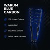 Blue Carbon TexComb Curling Comb - Anti-Static & Shatterproof