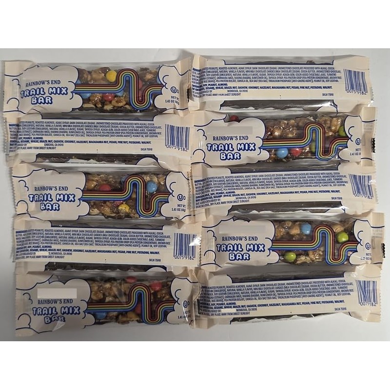 Trader Joe Rainbow’s End Trail Mix Bars 1.41oz 40g (10