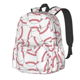 Jbofyee Backpack For Men Women, Baseball, One Size, Daypack Backpacks