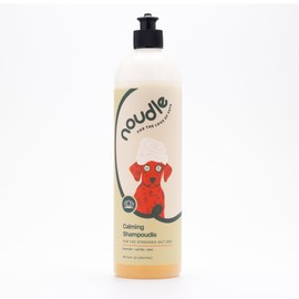 Noudle Pets - Calming Shampoudle, 16oz, Moisturizing and Gentle All Natural pet Shampoo with Lavender, Vanilla, Cucumber, Aloe, and Oatmeal