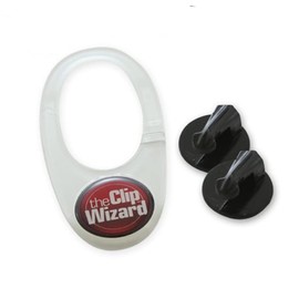 The Clip Wizard- Adhesive Clip Cell Phone Mounts Holders Universal Clip