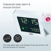 Braun Digital Projection Alarm Clock with 4 Backlight Options, Negative