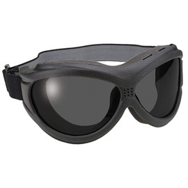 Pacific Coast Sunglasses The Beast Black Motorcycle Goggles With Anti Fog Polycarbonate Smoke Lens