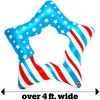 BigMouth Inc. American Patriotic Star Pool Float – 3 Foot