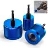 BURMONG Copper Pipe Cleaner Drill 3 Pcs Set (1/2" 3/4"