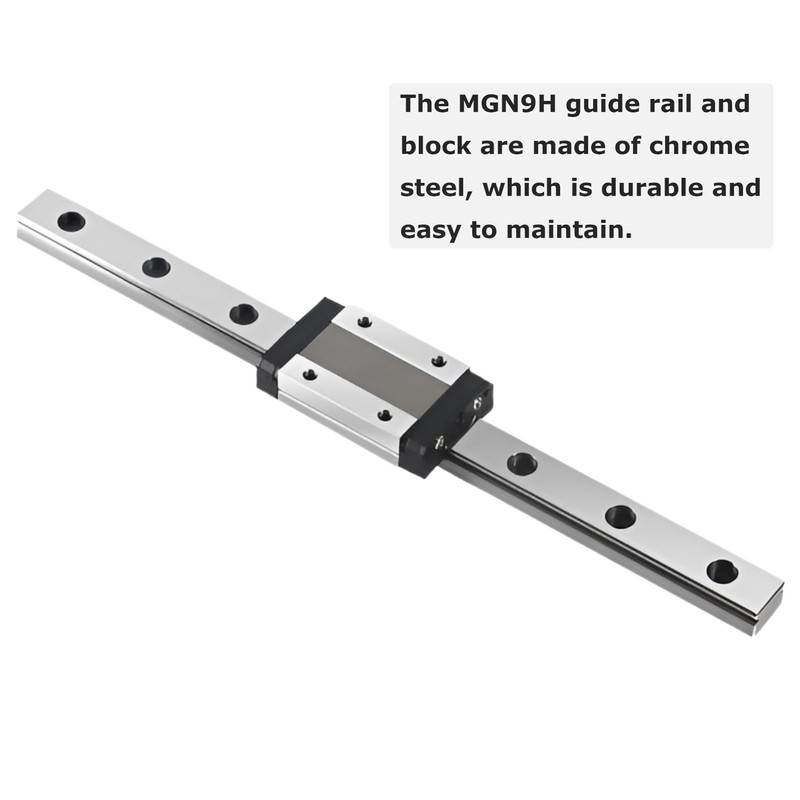 KGTCN MGN9H 250 mm Length Mini Bearing Steel Linear Guide