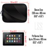 Tablet Sleeve Carrying Case w/Hidden Handle - Twilight Gray Black