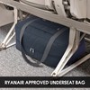 WANDF Small Cabin Bag 40x20x25 for Ryanair Airlines Foldable Underseat