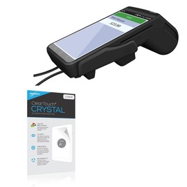 BoxWave Screen Protector Compatible with Dejavoo QD4 Desktop Terminal - ClearTouch Crystal (2-Pack), HD Film Skin - Shields from Scratches