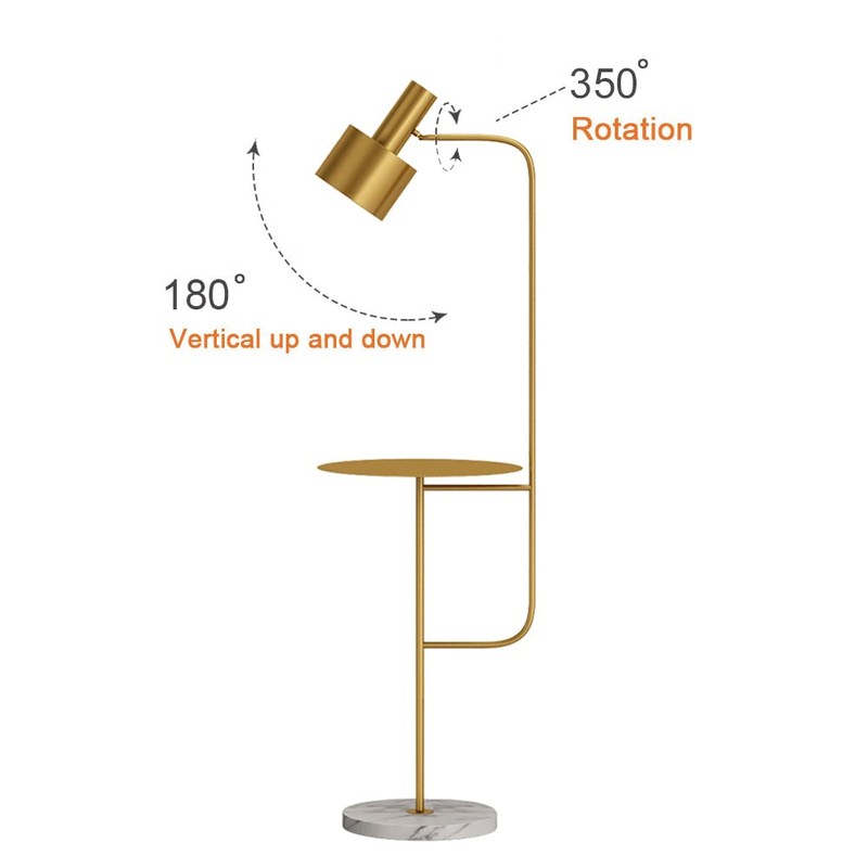 Hsyile Lighting KU300217 Contemporary Modern Creative Floor Lamp with a