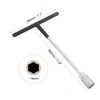 sourcing map 2pcs T-Handle Metric Socket Wrench 19mm CR-V 6-Point