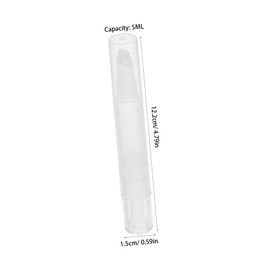 VICASKY 3pcs Twist Lip Gloss Pen Empty Nail Nutrition Tube Cuticle Revitalize Oil Pen Versatile Cosmetic Management for Beauty Routines Durable Refillable Design