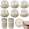Vesici 300 Counts First Holy Communion Cupcake Liners Religious Cross