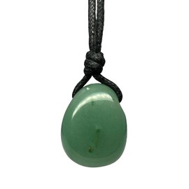 Aventurine pendant Necklace for Men or Women - Adult Unisex Reiki Chakra Healing Master Healer Clearing Stone Metaphysical Spiritual