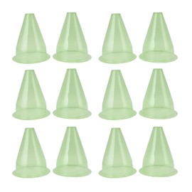 12Pcs Garden Cloches Plastic Multifunctional Plant Covers Protectors Dome Bell Transparent Jar Prevent Birds Frost