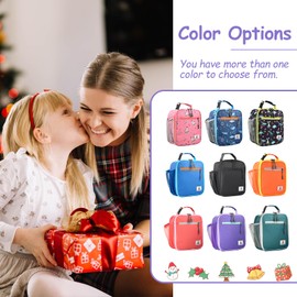 CaCTOUR Lonchera para niños, bolsa de almuerzo aislada de alta calidad para niñas y niños, bolsa suave, mini enfriador para volver a la escuela, bolsa de almuerzo térmica reutilizable para el trabajo,