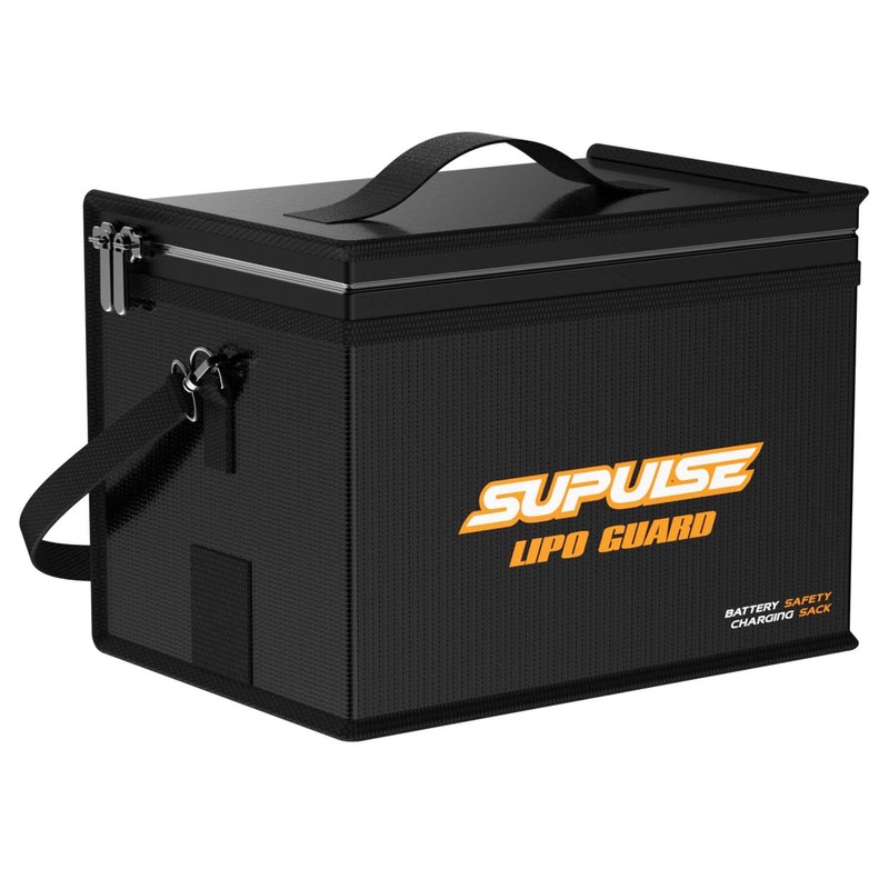 SUPULSE Lipo Battery Bag Fireproof Explosionproof Large Capacity Bag for