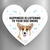 Global Designs Corgi Happiness Is Your Dog Snoring Katie Pearson