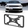 Front Bumper Tow Hook License Plate Mount Bracket Compatible with
