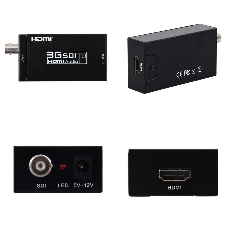 Excelvan HDV-S008 MINI 3G-SDI/HD-SDI/SD-SDI to HDMI Converter 1080P Converter with