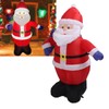 3.9ft Inflatable Santa with Gift Bag Light Decoration Polyester Easy