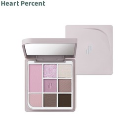 HEART PERCENT Dote on Mood Eye Palette 8g, Color:07 COOL MUSE FACET