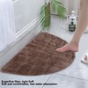 Half Round Shape Super Absorbs Non Slip Floor Mat for