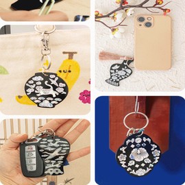 National Museum of Korea Goods Mother-of-Pearl Keyring Kit Craft Making Set Traditional Craft DIY Group Experience I agree to third-party provision of materials for delivery / 국립중앙박물관굿즈 자개 키링 키트 공예 만들기세트 전통공예 diy 단체체험 재료 배송을 위한 제3자 제공에 동의합니다