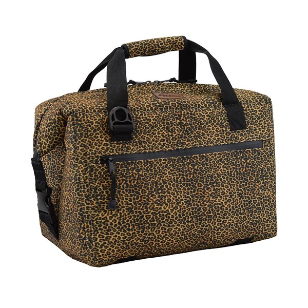 AO Coolers Leopard Print Cooler, High-Density Insulation, 24-Can, Made in