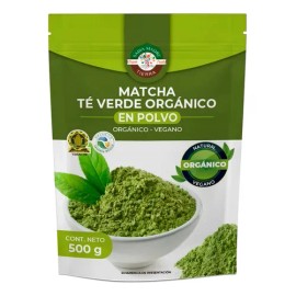 Té Matcha Orgánico 500g SABIA MADRE TIERRA Grado Aa Polvo
