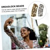 Beavorty Hair Cuffs Dreadlock Cuffs Braid Jewelry for Braids Hair