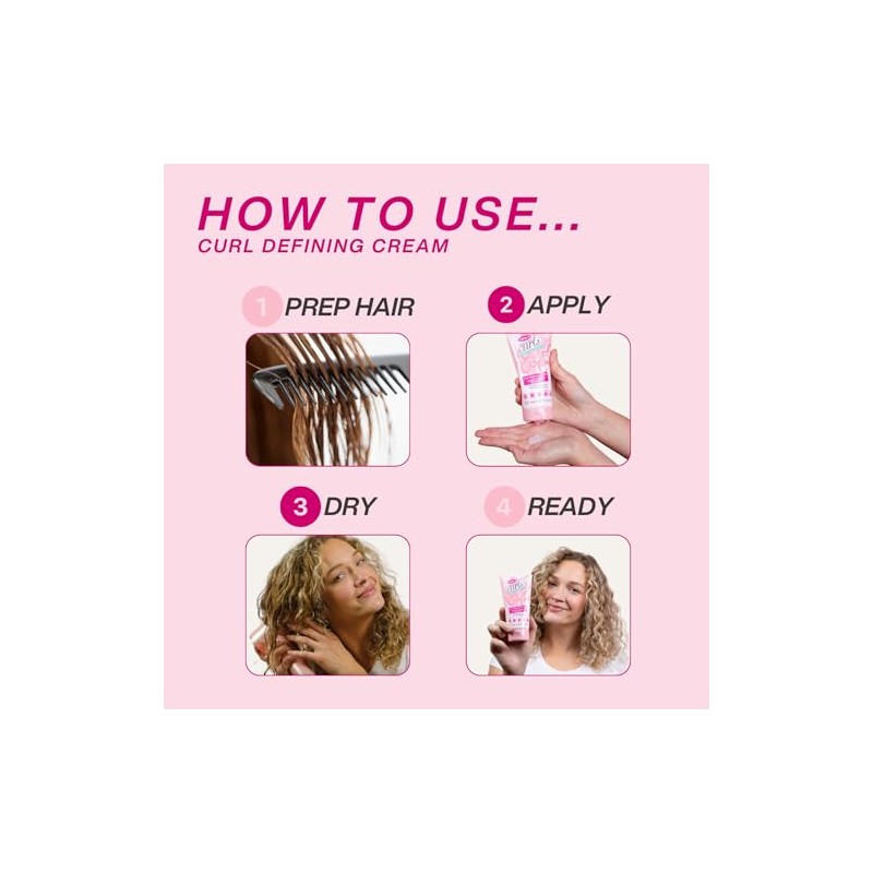 Dippity-do Girls with Curls Curl Defining Cream, 4.2 Oz.