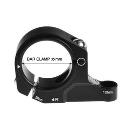 FIFTY-FIFTY Direct Mount Mountain Bike Stem, Fit for 35mm Handlebar Clamp, MTB Stem for All Mountain, Downhill, Enduro, Freeride (Black, 30mm)